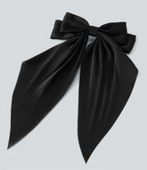 Long Tail Bow Metal Hair Clip