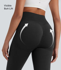 OneForm Seamless Flow High Waisted Tummy Control Butt Lifting Yoga Leggings