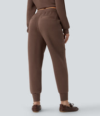 SpacerTek™ High Waisted Tapered Casual Joggers with Pockets