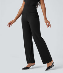 Halara UltraSculpt™ High Waisted Tummy Control Straight Leg Work Pants with Pockets