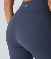 Halara UltraSculpt™ High Waisted Tummy Control Pocket Training Biker Shorts 7''