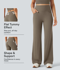 Halara UltraSculpt™ High Waisted Tummy Control Straight Leg Yoga Pants with Pockets