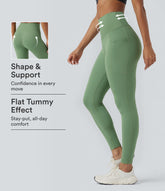 Halara UltraSculpt™ High Waisted Tummy Control Yoga 7/8 Leggings with Pockets
