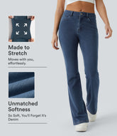 Halara Flex™ Mid Rise Pockets Casual Bootcut Jeans