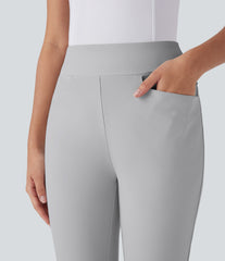 Mid Rise Pockets Tapered Quick Dry Golf Pants-Golf Tee Pocket-UPF40+