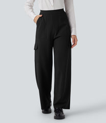 Halara Flex™ High Waisted Straight Leg Cargo Work Pants with Pockets