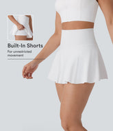 OneForm Seamless Flow High Waisted 2-in-1 Flare Mini Yoga Skirt
