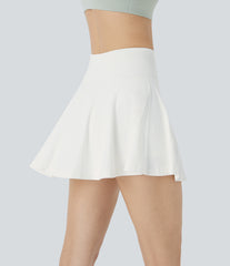 OneForm Seamless Flow High Waisted 2-in-1 Pocket Flare Mini Yoga Skirt