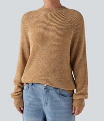 Round Neck Long Sleeve Casual Sweater
