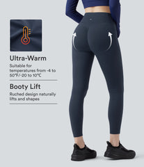 Halara UltraSculpt™ Heat High Waisted Scrunch Butt Lifting Tummy Control Yoga Leggings with Pockets
