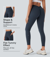 Halara UltraSculpt™ High Waisted Tummy Control Butt Lifting Ruched Pocket Shaping Yoga Leggings