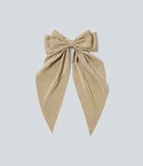 Satin Bow Hair Clip
