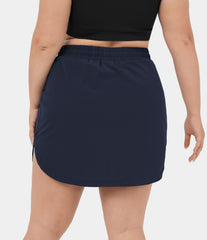 Everyday 2-in-1 Plus Size Golf Skirt-Serenity