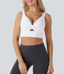 SoftlyZero™ Airy Low Support Cut Out InstantCool Yoga Sports Bra DD-F Cups-UPF50+