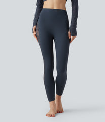 Halara UltraSculpt™ High Waisted Tummy Control Contrast Lace Yoga Leggings with Pocket