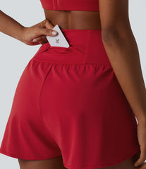 SoftlyZero™ Airy High Waisted InstantCool Yoga Shorts 3'' with Pockets