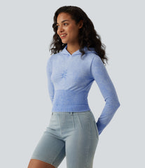 OneForm Seamless Flow Hooded Long Sleeve Casual Sweatshirt
