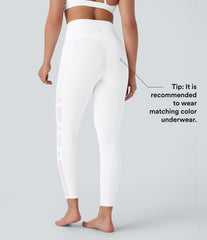 SpeedWave™ High Waisted Pocket Contrast Mesh Quick Dry Yoga Leggings