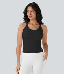 SoftlyZero™ Plush Cut Out Yoga Tank Top DD-F Cups