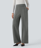 Halara Flex™ High Waisted Straight Leg Work Pants with Pockets
