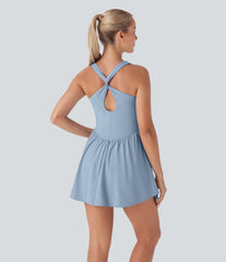 Breezeful™ Corset 2-in-1 Pocket Mini Quick Dry Flowy Pickleball Active Dress DD-F Cups
