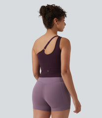 OneForm Seamless Flow One Shoulder Built-in Bra Yoga Tank Top