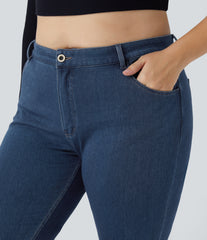 Halara Flex™ Mid Rise Pockets Casual Plus Size Jeans