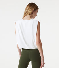 Round Neck Sleeveless InstantCool Yoga Bodysuit-UPF50+