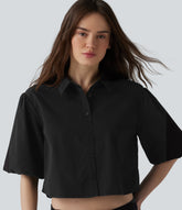 Puff Half Sleeve Casual Shirt