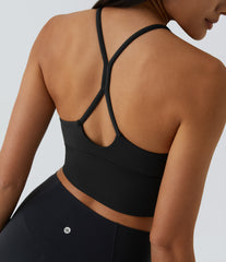 SoftlyZero™ Plush Cut Out Cropped Tank Top