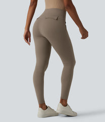 Halara UltraSculpt™ High Waisted Tummy Control Casual 7/8 Leggings with Pockets