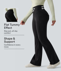 Halara Flex™ High Waisted Tummy Control Flare Casual Jeans with Pockets