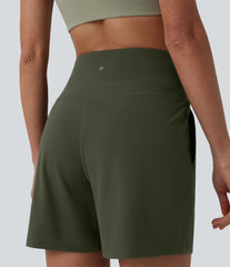 Halara UltraSculpt™ High Waisted Tummy Control Yoga Shorts 5'' with Pockets