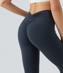 Halara UltraSculpt™ High Waisted Tummy Control Scrunch Shaping Yoga Leggings with Pockets