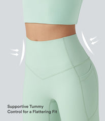 Halara UltraSculpt™ High Waisted Tummy Control Shaping Workout Leggings with Pockets
