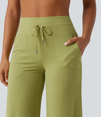 Halara UltraSculpt™ High Waisted Drawstring Straight Leg Yoga Pants with Pockets
