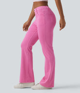 Halara Flex™ High Waisted Colorful Casual Flare Jeans with Pockets