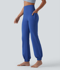 SoftlyZero™ High Waisted Tummy Control Dance Balloon Joggers with Pockets-UPF50+