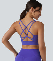 SoftlyZero™ Plush Low Support Built-in Bra Yoga Sports Bra