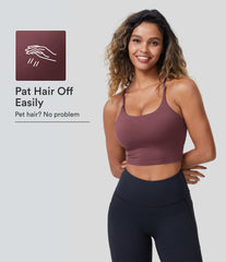 Patitoff™ 2.0 Pet Hair Resistant Padded Cropped Yoga Cami