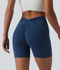 Halara UltraSculpt™ High Waisted Tummy Control Butt Lifting Workout Biker Shorts 5'' with Pockets