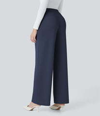 Halara Flex™ High Waisted Pocket Straight Leg Crepe Work Pants