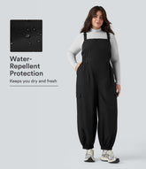 Water Repellent Wear-Resistant Zipper Pockets Hiking Plus Size Overalls