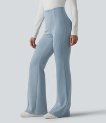 SpacerTek™ High Waisted Tummy Control Flare Casual Pants