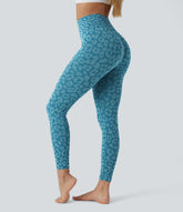 OneForm Seamless Flow High Waisted Leopard 7/8 Yoga Leggings