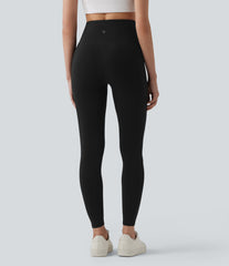 Halara Cotton Jersey High Waisted Yoga Leggings with Pockets