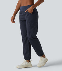 Low Rise Hiking Joggers with Pockets