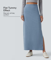 Halara Flex™ High Waisted Tummy Control Denim Maxi Casual Skirt