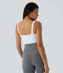 SoftlyZero™ Airy Low Support Cut Out InstantCool Low Support Yoga Sports Bra-UPF50+ A-D Cups