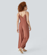 Tie Side Casual Jumpsuit